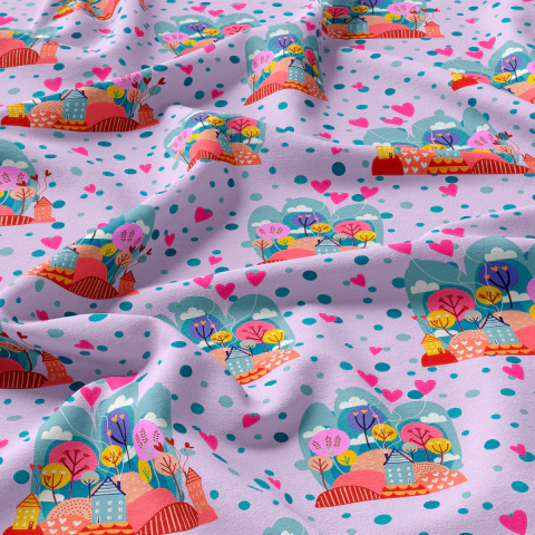 Tecido Oxfordine Estampa Infantil 2084051871404