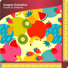 Tecido Oxfordine Estampado - Frutas 2052103792502 - comprar online