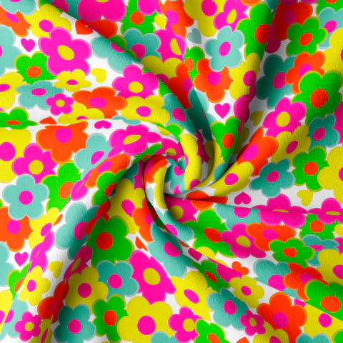 Tecido Oxfordine Estampa Floral 2076902466167