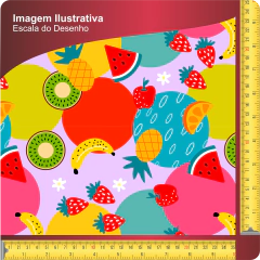 Tecido Oxfordine Estampado - Frutas 2046529585800 - comprar online