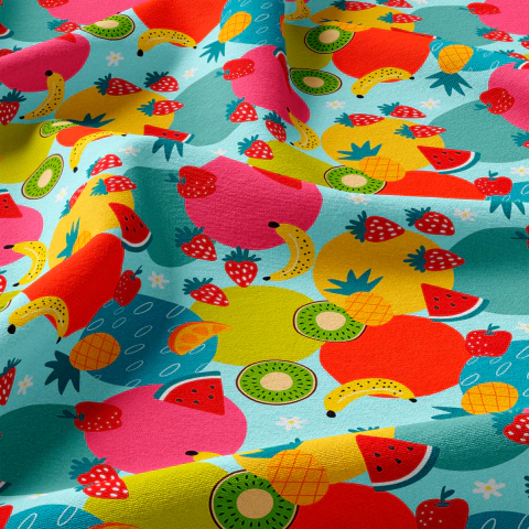 Tecido Oxfordine Estampado - Frutas 2087422777305