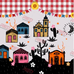 Imagem do Tecido Oxfordine Estampado Barrado 2037492470705