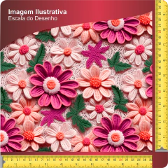 Tecido Oxfordine Estampa Floral 2096564479008 - comprar online