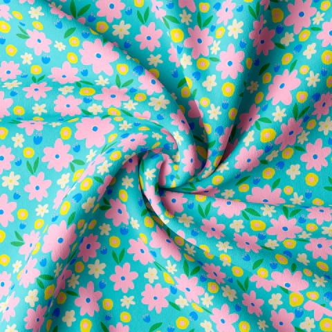 Tecido Oxfordine Estampa Floral 2086715755808