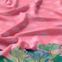 Tecido Oxfordine Estampado - Barrado 2036135905604