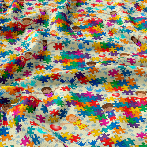 Tecido Oxfordine Estampa Infantil 2053880782502