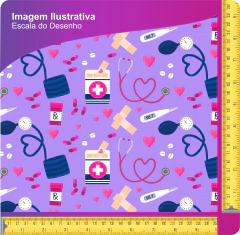 Tecido Oxfordine Estampado - Profissões 2074033442005 - comprar online