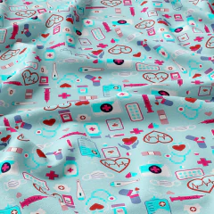 Tecido Oxfordine Estampado - Profissões 2096638492308 na internet