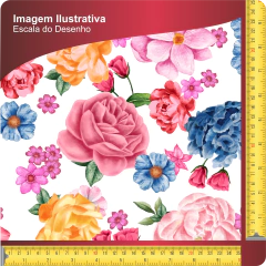 Tecido Oxfordine Estampa Floral 2085151436302 - comprar online