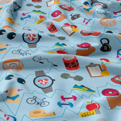 Tecido Oxfordine Estampado - Profissões 2062150390507 - comprar online