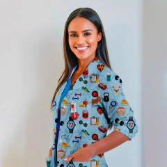 Tecido Oxfordine Estampado - Profissões 2062150390507 - RED ESTAMPAS