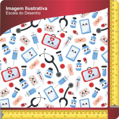 Tecido Oxfordine Estampado - Profissões 2076354188204 - comprar online