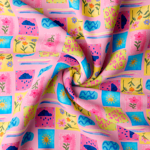 Tecido Oxfordine Estampa Infantil 2061534478404