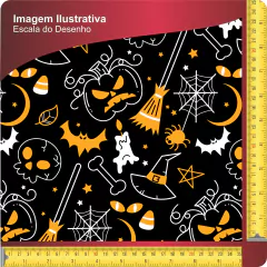 Tecido Oxfordine Estampa Temática Halloween 2051040522609 - comprar online
