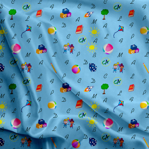 Tecido Oxfordine Estampa Infantil 2033382206904