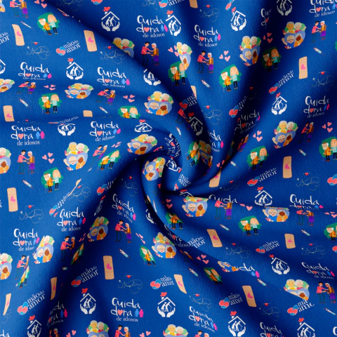 Tecido Oxfordine Estampado - Profissões 2016315346700