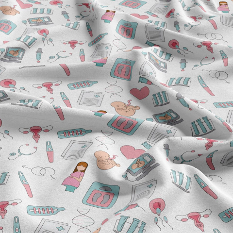 Tecido Oxfordine Estampado - Profissões 2086902572003