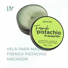 Vela para masajes - French Pistachio Macaron