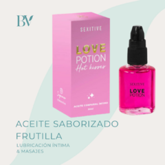 Aceite saborizado 2 en 1 FRUTILLA - comprar online
