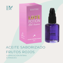 Aceite saborizado 2 en 1 FRUTOS ROJOS - comprar online