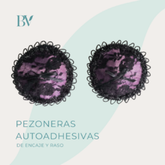 Pezoneras de raso y encaje en internet