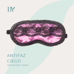 Antifaz de raso y encaje en internet