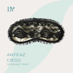 Antifaz de raso y encaje - comprar online