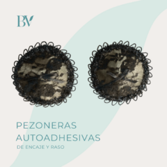Pezoneras de raso y encaje - comprar online
