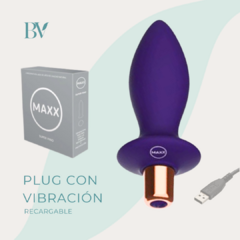 Plug anal con vibración & preservativos - comprar online