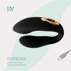 Vibrador recargable para parejas