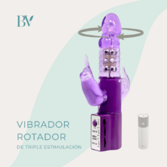 Vibrador y rotador de triple estimulación - comprar online
