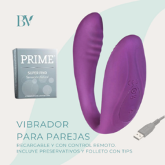 Vibrador para parejas con control remoto - comprar online