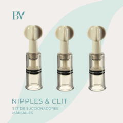 Set de succionadores manuales NIPPLES & CLIT