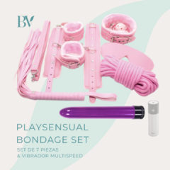 Set de bondage de 7 piezas & vibro