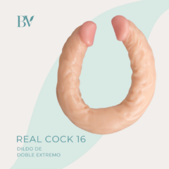 Dildo de doble extremo (39 x 4 cm)