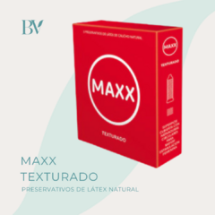 Preservativos de látex MAXX TEXTURADO