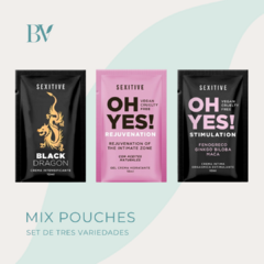 Cremas íntimas lubricantes (Mix de 3 sobres)