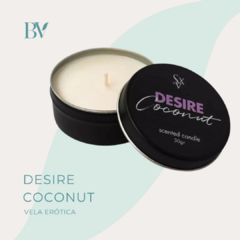 Vela erótica aromatizada COCONUT