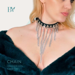 Choker con cadenas