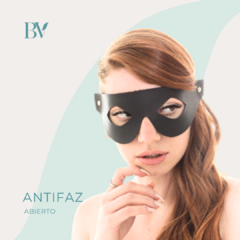 Antifaz abierto negro