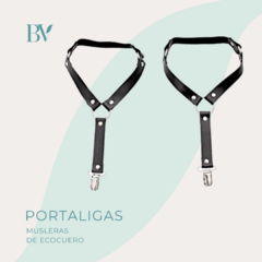 Portaligas de ecocuero - comprar online