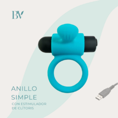 Anillo peneano simple con estimulador de clítoris