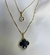 Colar Trevo Inspiração Virginia Dourado / Preto - comprar online