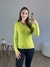 Blusa de lã Monica Verde limão