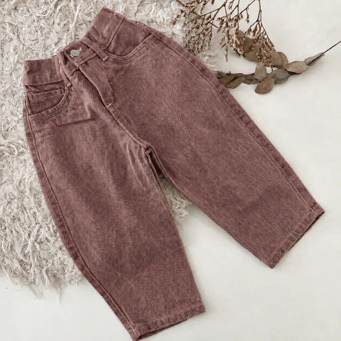 Baggy de jean, acid Choco