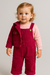 Set de 2 piezas, Jardinero + Chaqueta de corderoy, Uva - FOXIES BABYS