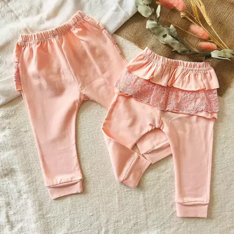 Babucha Voladitos Rosa, de algodón y lycra