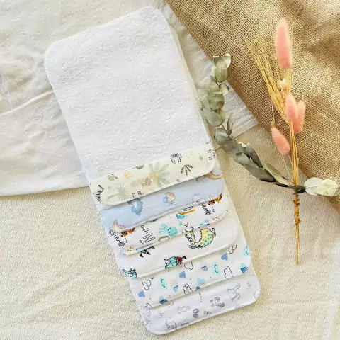 Pack x2 de Babitas de Toalla. Celeste