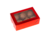 CAIXA LAMINADA C/ VISOR (06 DOCES) VERMELHO - UNIDADE - comprar online