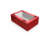 CAIXA LAMINADA C/ VISOR (06 DOCES) VERMELHO - UNIDADE na internet